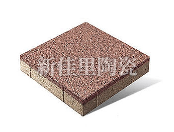 杭州300*300mm 陶瓷透水磚 棕色