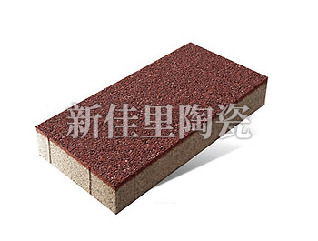 深圳陶瓷透水磚300*600mm 紅色